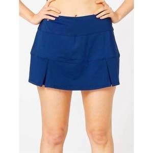 NEW CROSS COURT women's skirt with shorts in indigo